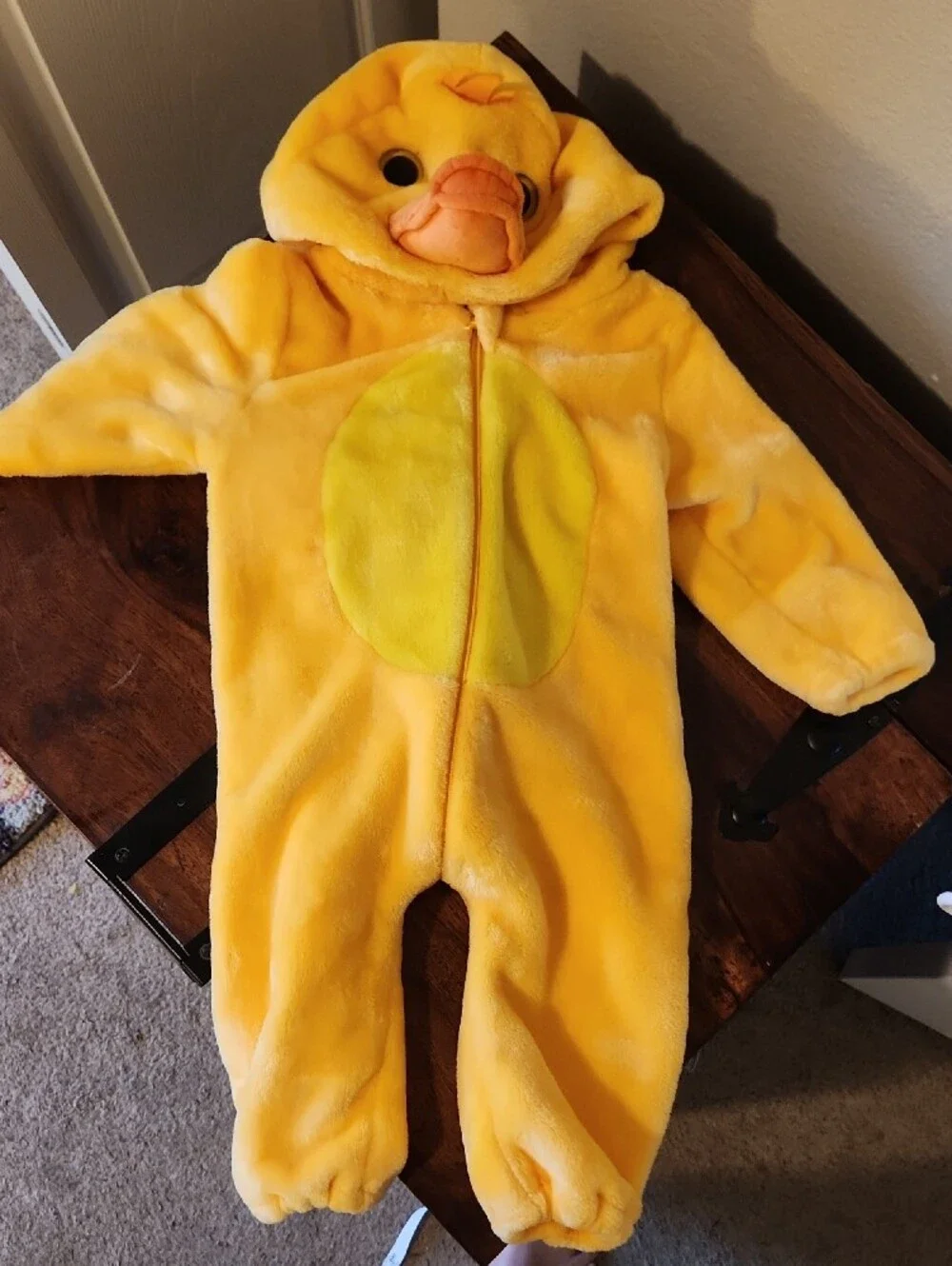 Yellow Plush Duck Toddler Costume